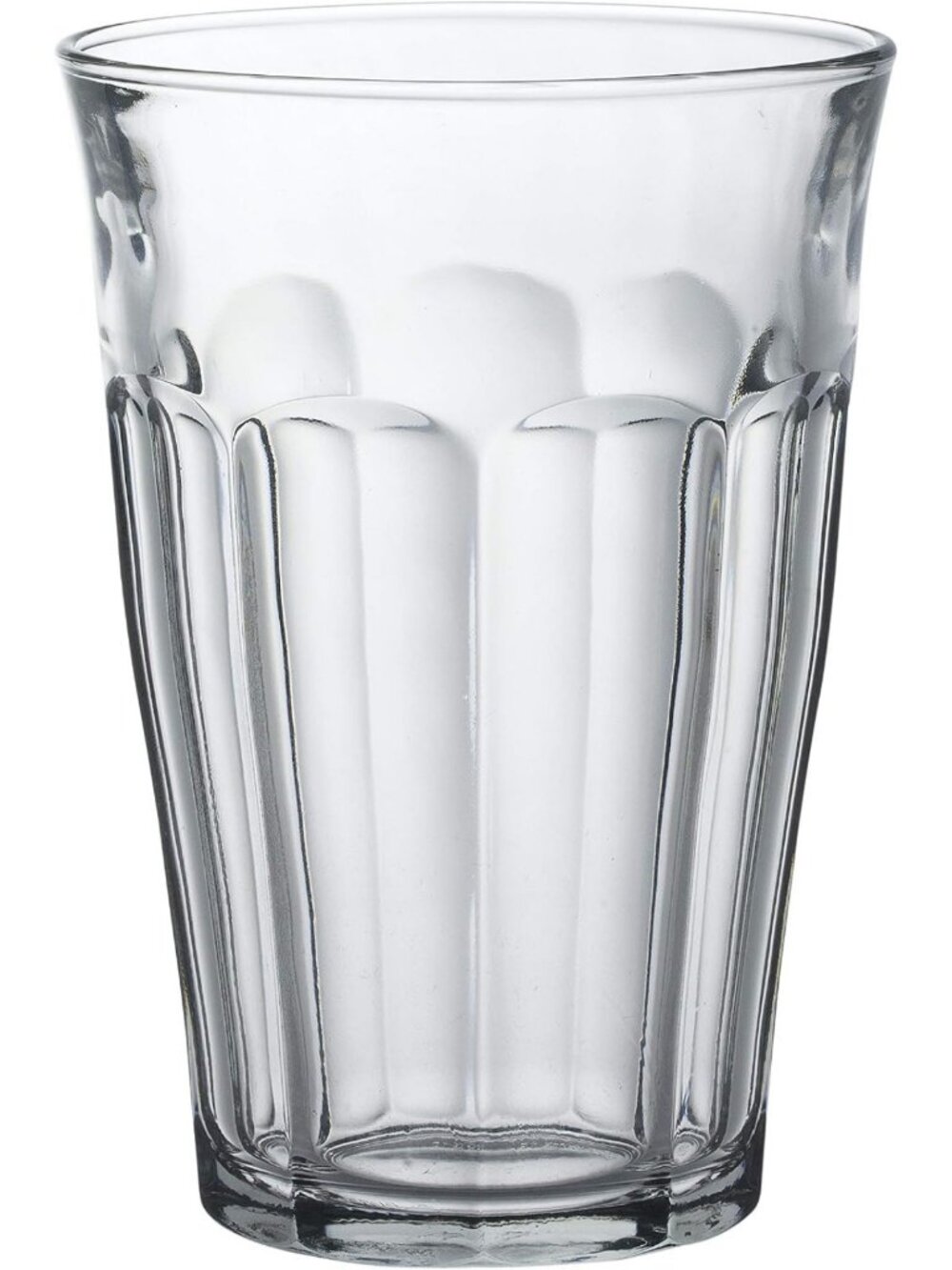 Clear Tempered Glass Tumblers Set of 6 | Durable, Stylish Drinkware, 12.62 oz